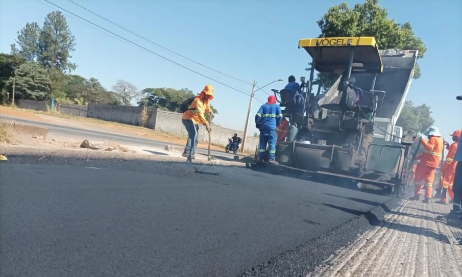 Asfalto novo para alguns bairros