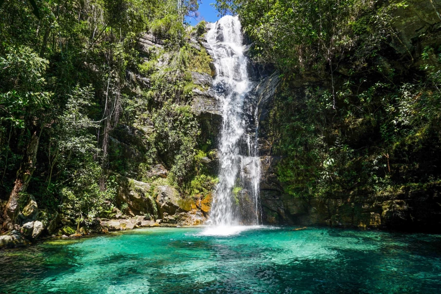 Cachoeira do Parque Nacional da Chapada dos Veadeiros