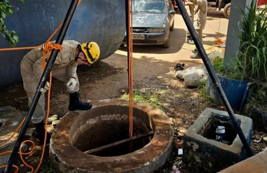 Homem de 27 anos cai em cisterna de 30 metros em Planaltina