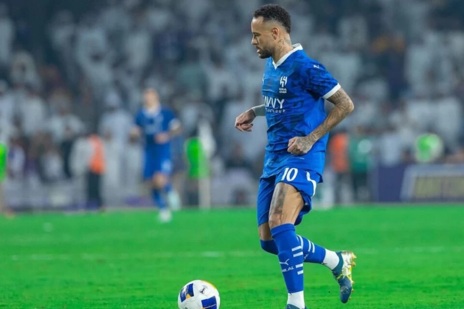 https://www.cdn.goiascapital.com/images/Neymar em jogo pelo Al-Hilal. Foto: Divulgação - Al-Hilal