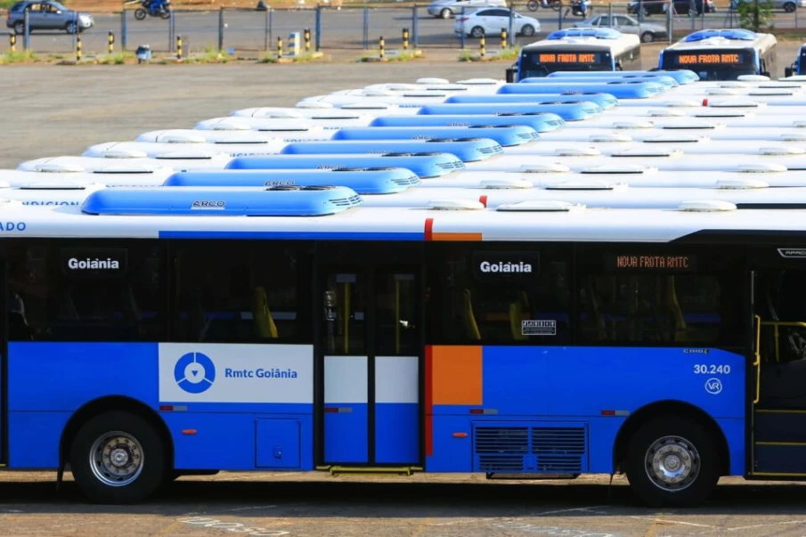 Novos ônibus que vão começar a circular em Goiânia e região