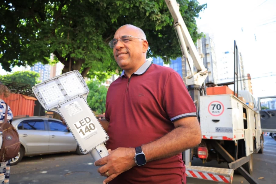 São mais de 32 mil pontos de iluminação de LED instalados na Capital